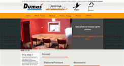 Desktop Screenshot of entreprise-dumas.com